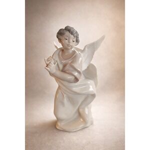 Lladro Angel Figurine #5495 Retired Porcelain Spain Hand Made